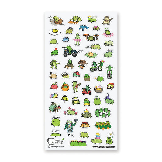 Little Frogs Sticker Sheet