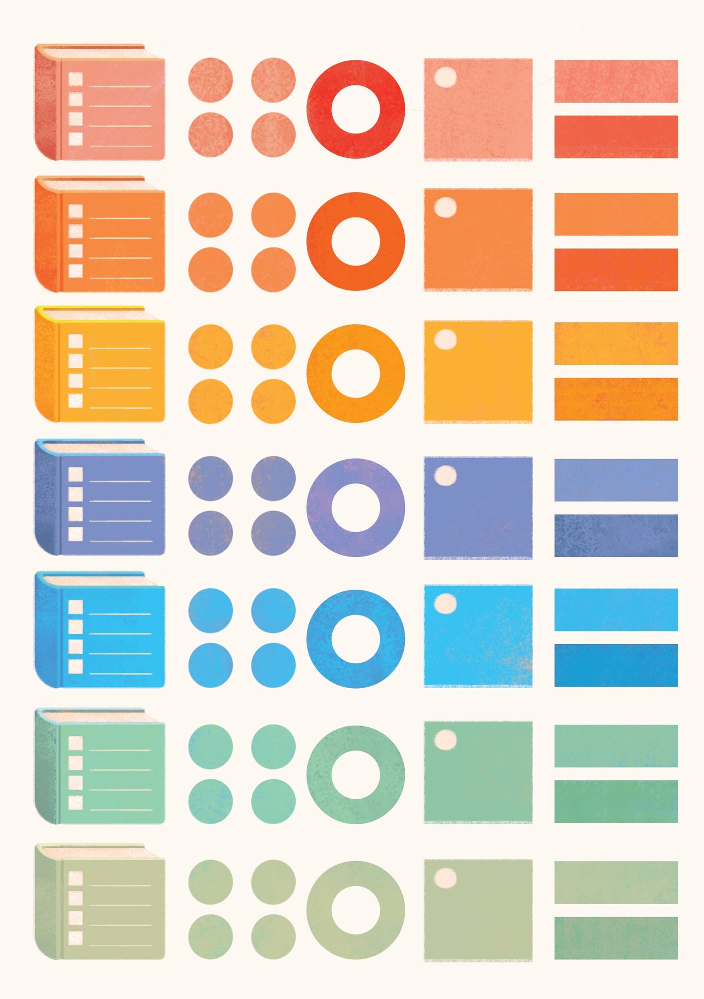 Color Planner Washi Sticker