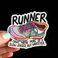 Runner sticker