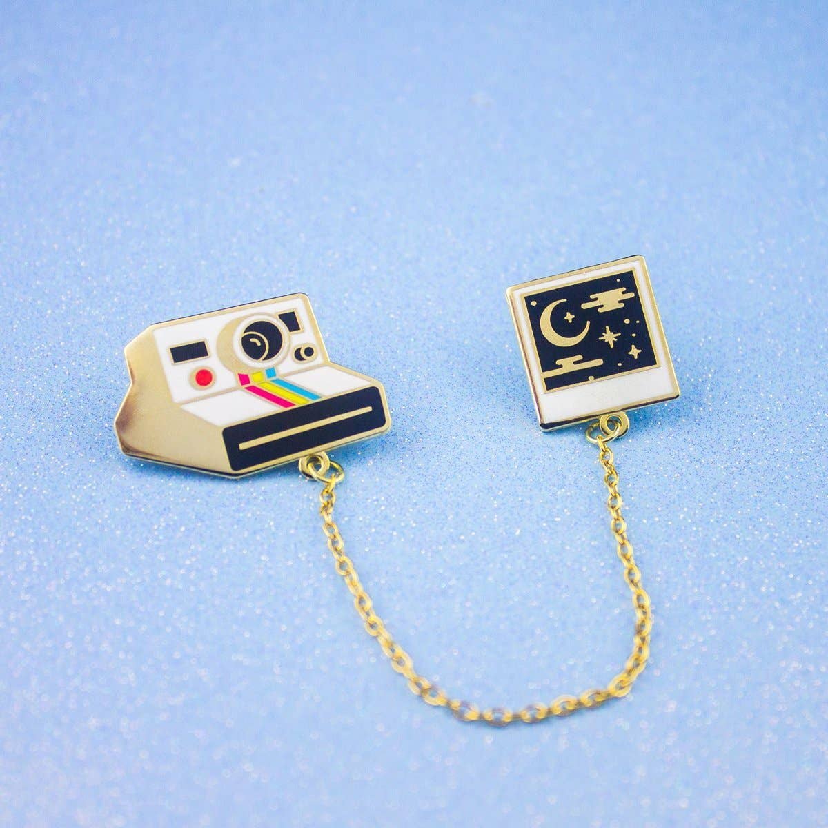 Sweet Dreams Polaroid Collar Pin Set