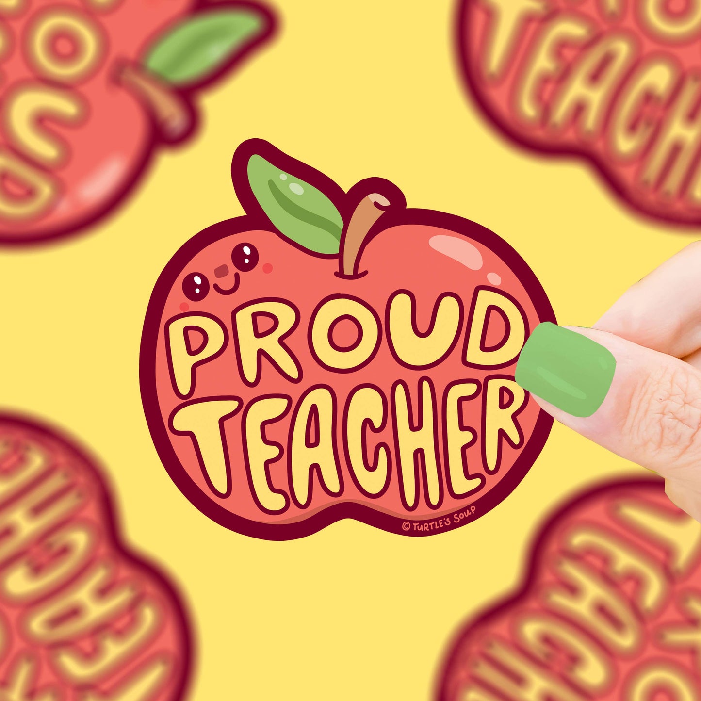 Proud Teacher Vinyl Sticker