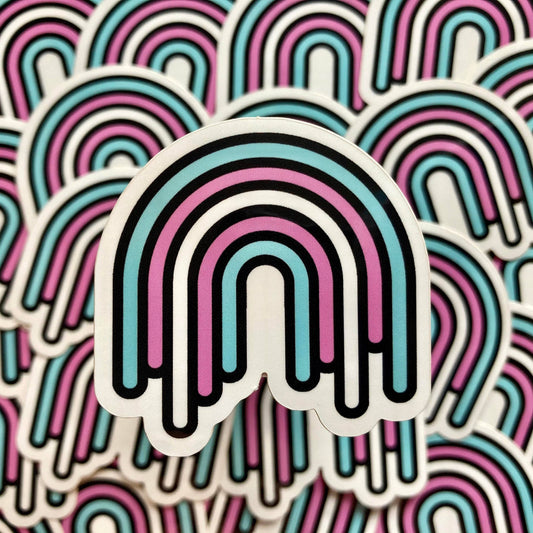 Transgender Rainbow Sticker