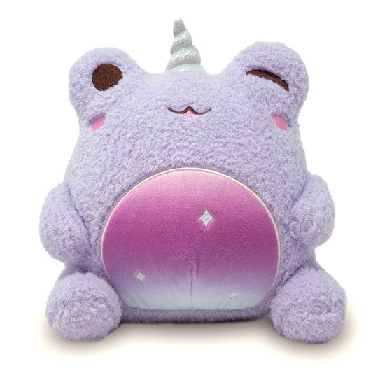 Fairy Uni-Wawa (Soft Fluffy Purple Unicorn Frog Plushie)
