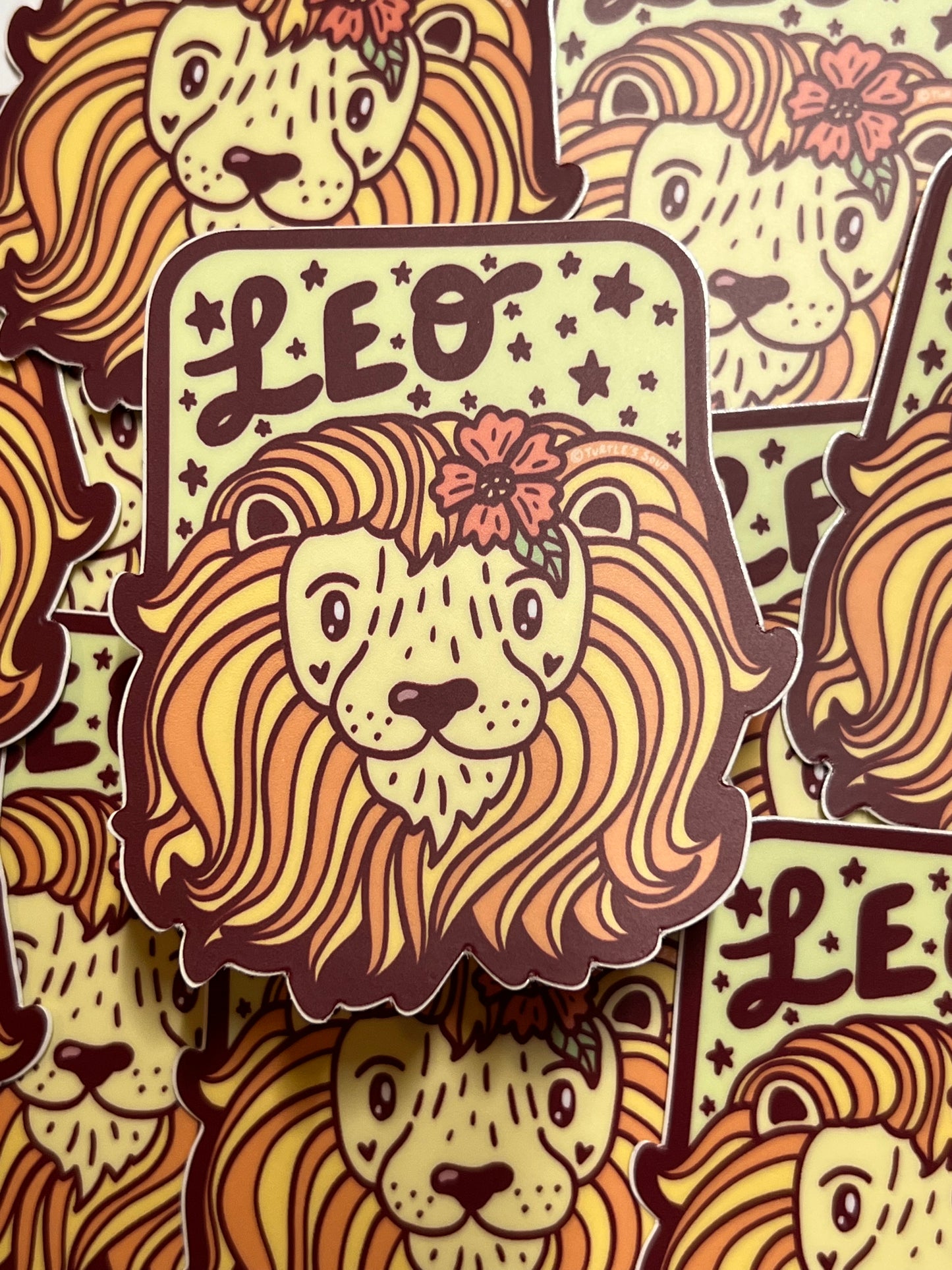 Zodiac Leo Vinyl Sticker
