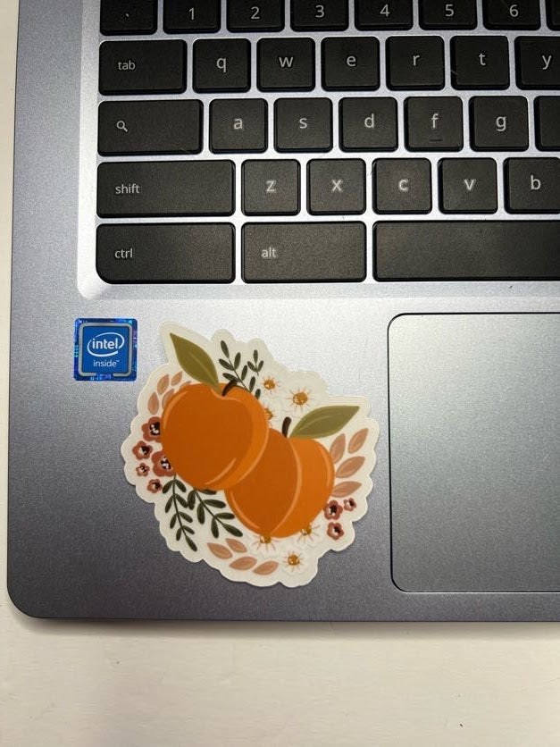 Peaches Sticker (Clear Background)