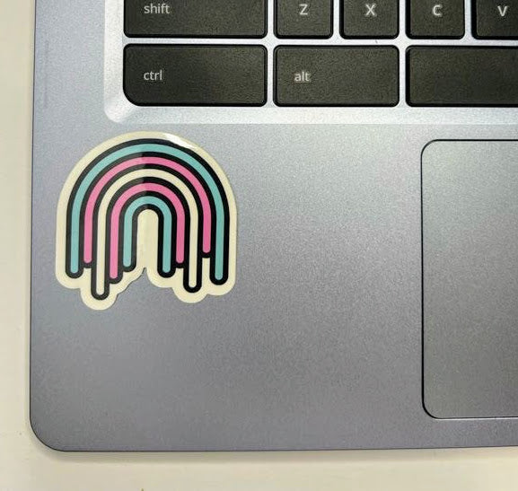 Transgender Rainbow Sticker