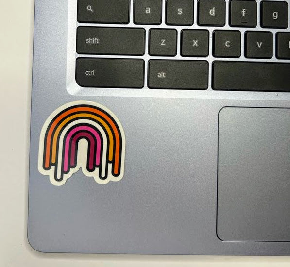 Lesbian Rainbow Sticker
