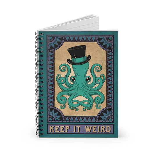Keep It Weird Lined Notebook