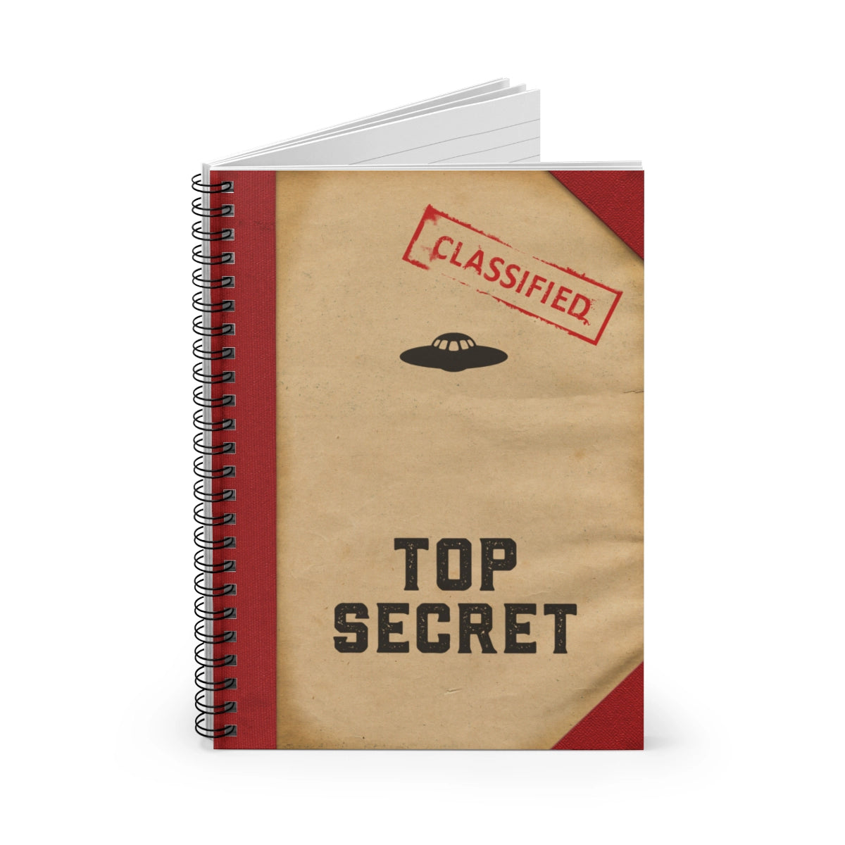 Top Secret Lined Notebook