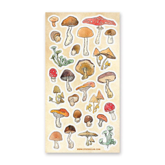 All the Mushrooms Sticker Sheet